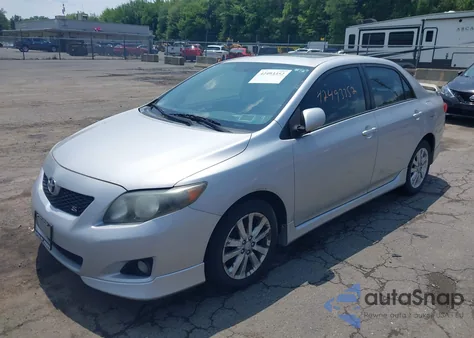 2009 Toyota Corolla S из США, поврежденный, VIN 2T1BU40E29C128808